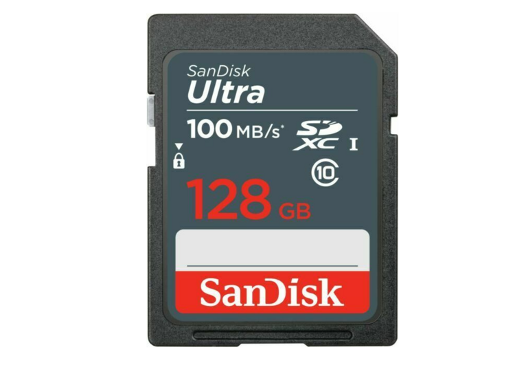 SanDisk Ultra 128GB SDXC Memory Card 100MB/s