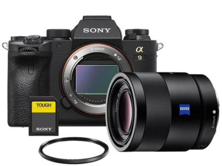 Sony Alpha A9 II + Zeiss Sonnar T* FE 55mm f/1.8 ZA + UV filtr + 128GB karta