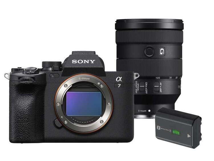 Sony Alpha A7 Mark IV + FE 24-105mm f/4 G OSS + náhr. akumulátor