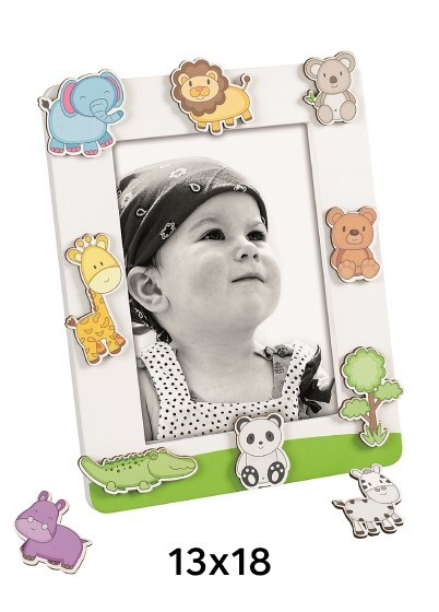 Mascagni ANIMAL STICKERS - A1674 - fotorám - Bílá, 13x18, 13x18