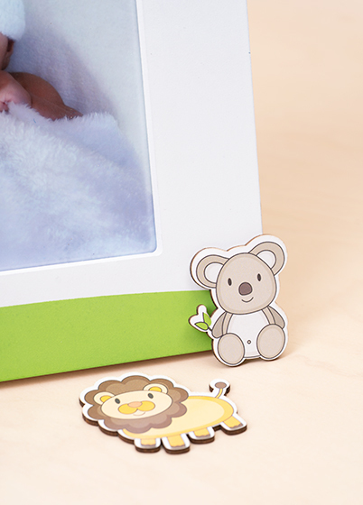 Mascagni ANIMAL STICKERS - A1674 - fotorámeček - Bílá, 13x18, 13x18