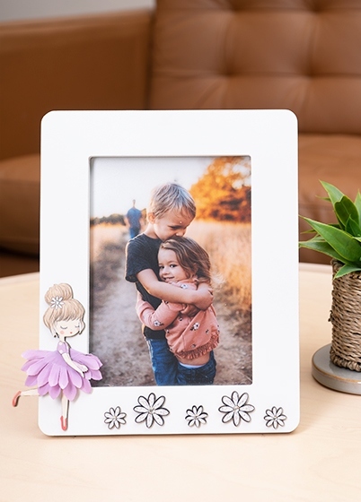 Mascagni FANTASY LILAC - dětský fotorámeček - Bílá, 13x18, 13x18