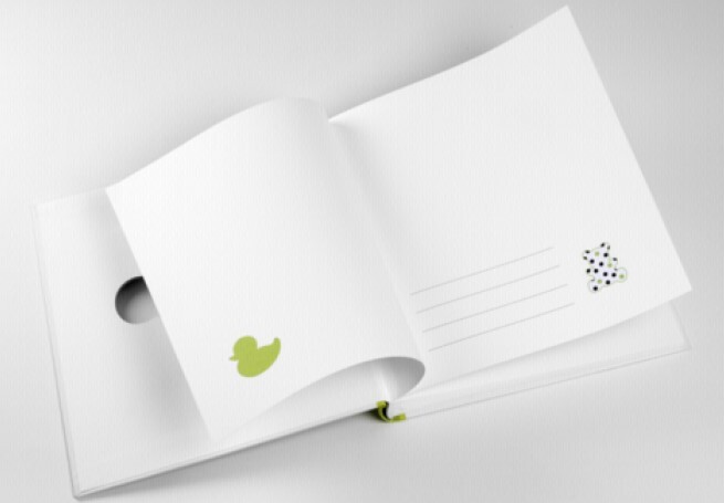 Walther baby album NEWBORN, 28x30,5 cm, zelená