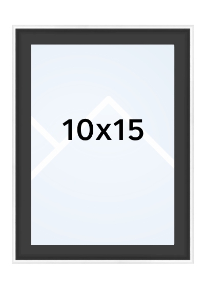 Walther SILHOUETTE - fotorámeček - Černá, 10x15, 10x15