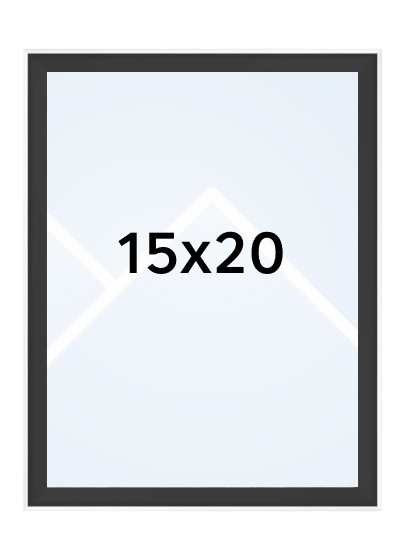 Walther SILHOUETTE - fotorámeček - Černá, 15x20, 15x20