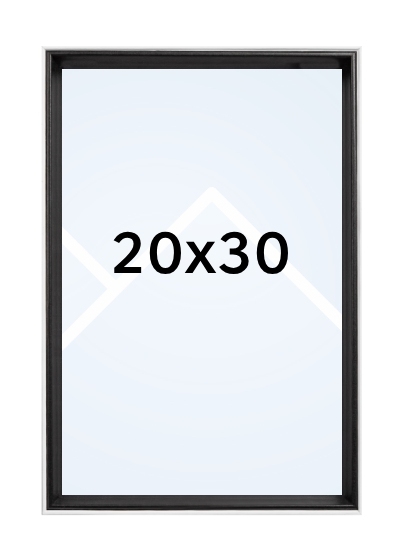 Walther SILHOUETTE - fotorámeček - Černá, 20x30