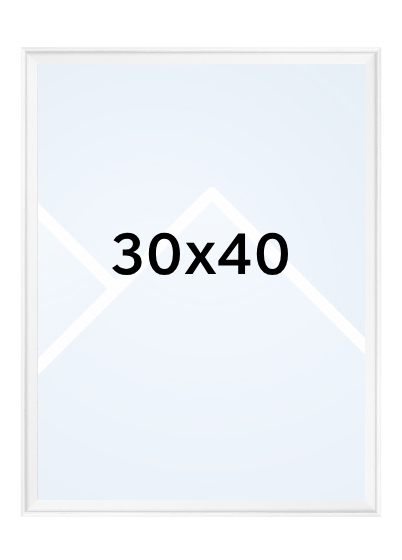 Walther SILHOUETTE - fotorámeček - Bílá, 30x40