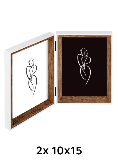 Walther SILHOUETTE - fotorámeček - Přírodní, 10x15 x2