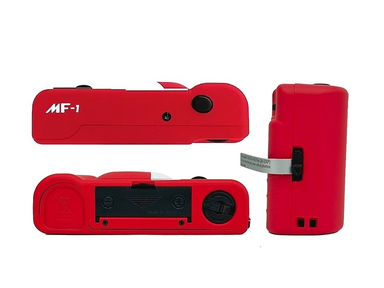 Yashica MF-1 Snapshot Art (Red) + FILM 400/24