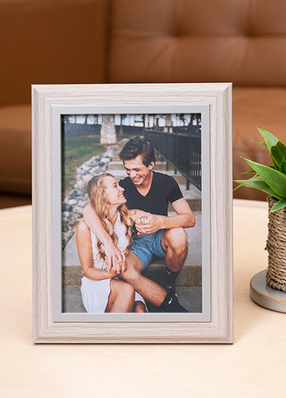 ZEP PERUGIA WHITE - fotorámeček - Šedohnědá, 13x18, 13x18