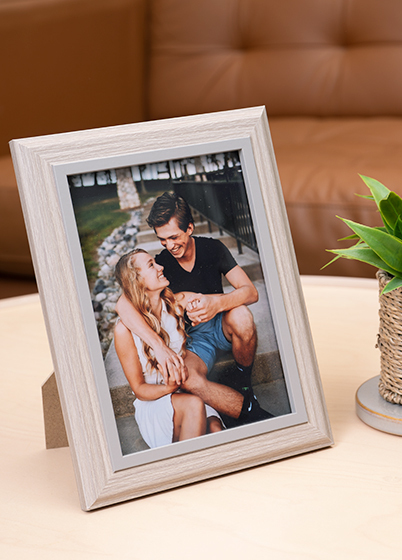 ZEP PERUGIA WHITE - fotorámeček - Šedohnědá, 13x18, 13x18