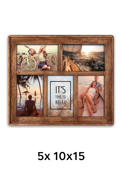 ZEP Mosel - multirám - Hnědá, 10x15 x5