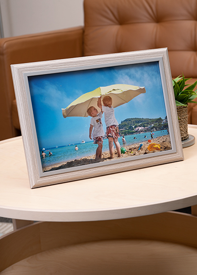 ZEP PERUGIA WHITE - fotorámeček - Šedohnědá, 20x30, 20x30