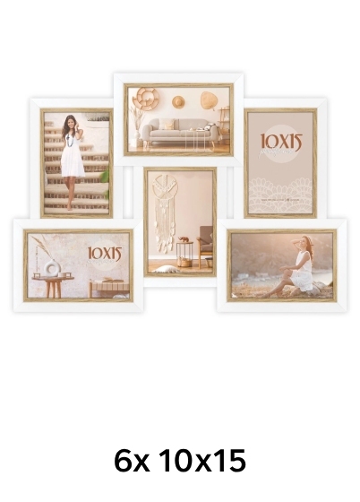 ZEP AYAS - multirám - Bílá, 10x15, 10x15 x6