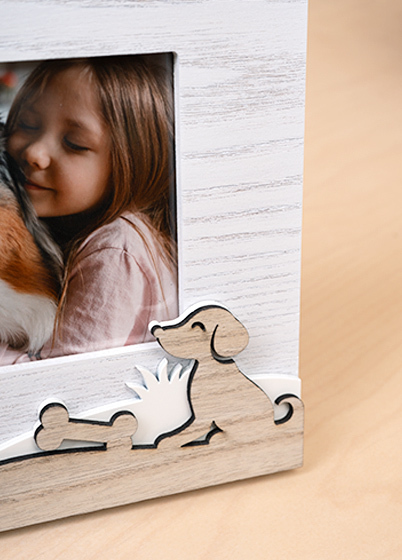 ZEP BALTO - fotorámeček - Bílá, 10x15