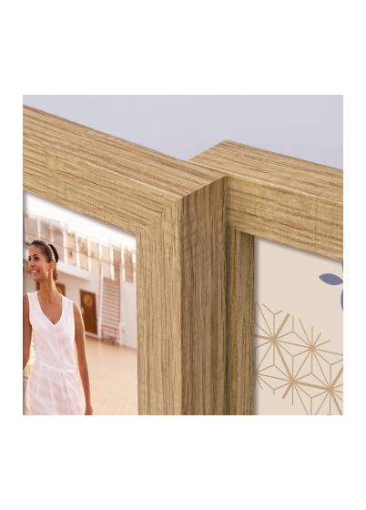 ZEP BRESCIA - multirám - Světlý dub, 10x10, 10x15, 10x10 x3 | 10x15 x3