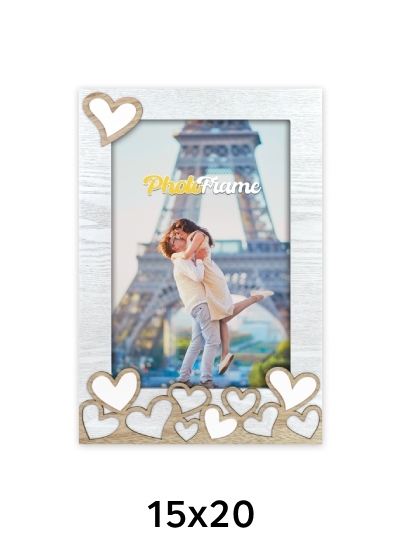 ZEP LAVINIA - fotorámeček - Bílá, 15x20