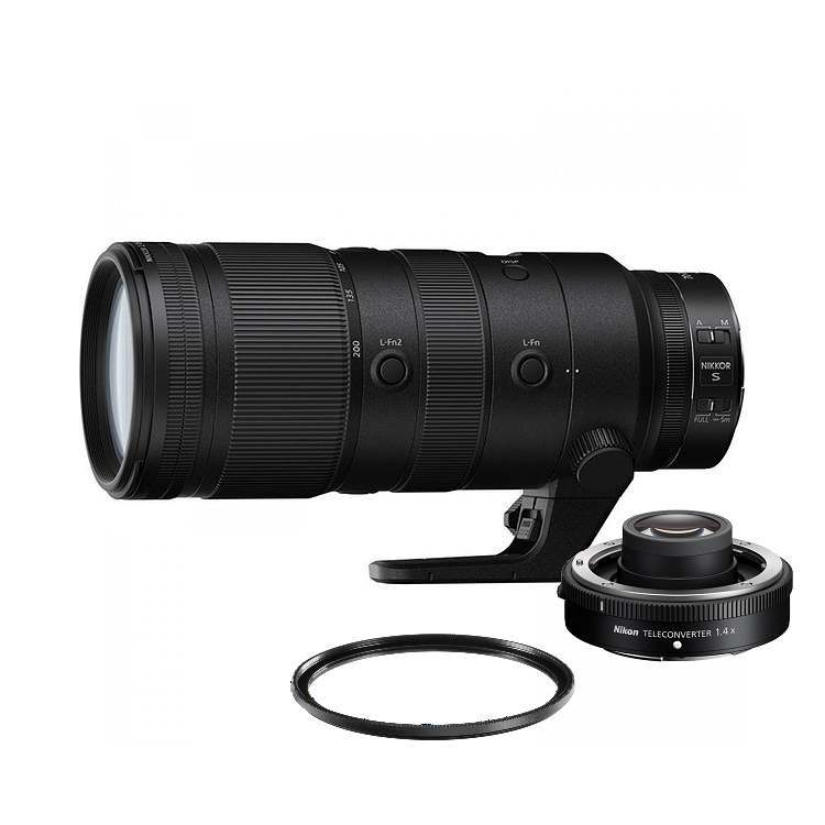 Nikon NIKKOR Z 70-200mm f/2.8 VR S + telekonvertor TC-1.4x + UV HD filtr