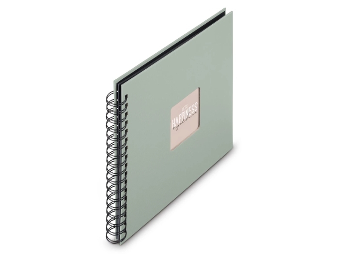 Fotoalbum Hama FINE ART, 50/28x24 - kroužková vazba, sage