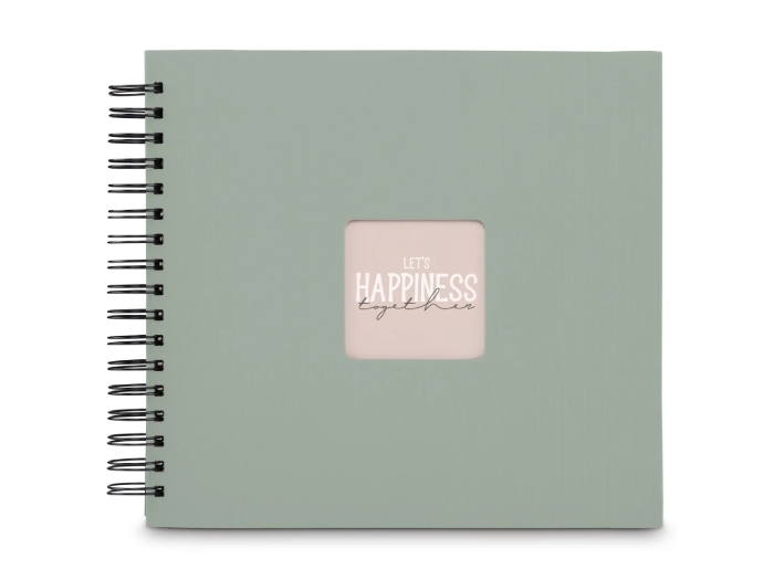 Fotoalbum Hama FINE ART, 50/28x24 - kroužková vazba, sage