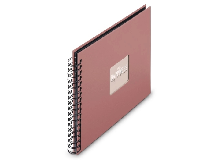 Fotoalbum Hama FINE ART, 50/28x24 - kroužková vazba, terra