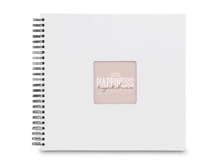 Fotoalbum Hama FINE ART, 50/36x32 - kroužková vazba, bílá