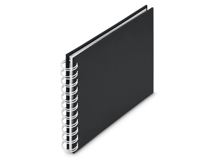 Fotoalbum Hama FINE ART, 30/15x18 - kroužková vazba, černé