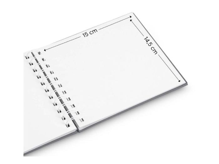 Fotoalbum Hama FINE ART, 30/15x18 - kroužková vazba, černé