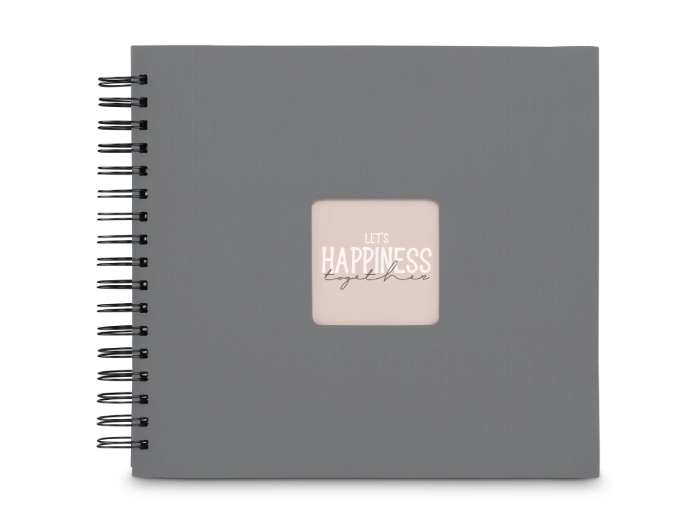 Fotoalbum Hama FINE ART, 50/28x24 - kroužková vazba, kamenná