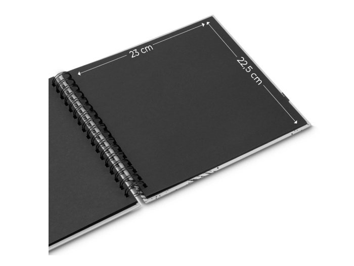 Fotoalbum Hama FINE ART, 50/28x24 - kroužková vazba, laguna