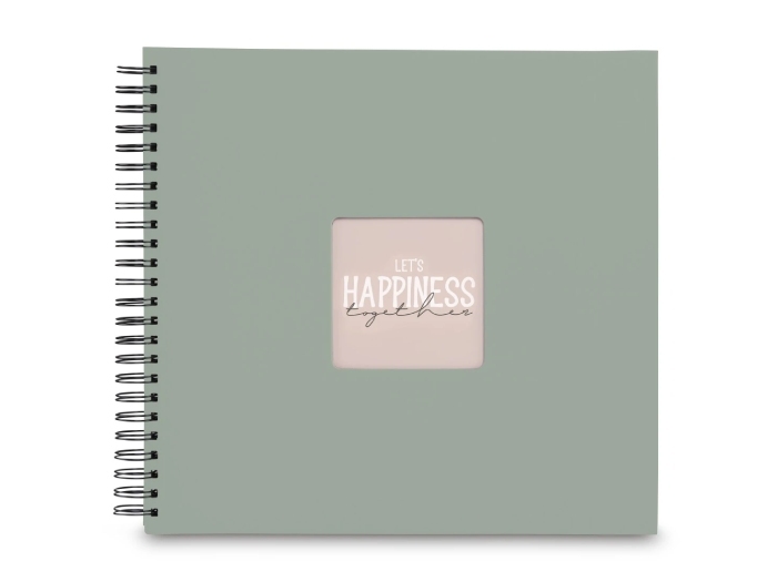 Fotoalbum Hama FINE ART, 50/36x32 - kroužková vazba, šalvějová