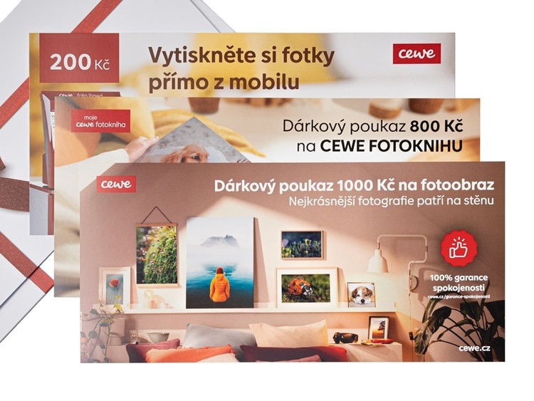 CEWE Dárkové poukazy k nákupu