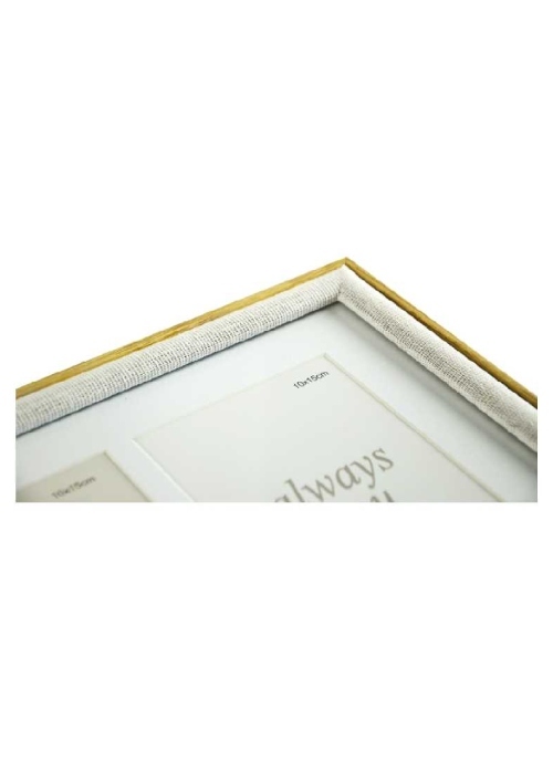 Falc MULTIRÁM - pro 3 fotografie - Hnědá, 10x15 x3