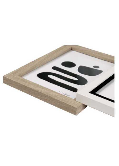 Falc MULTIRÁM - pro 5 fotografií - Hnědá, 10x15 x2 / 13x18 x3