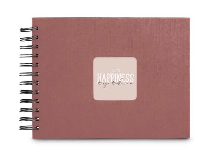 Fotoalbum Hama FINE ART, 50/24x17 -  kroužková vazba, terra