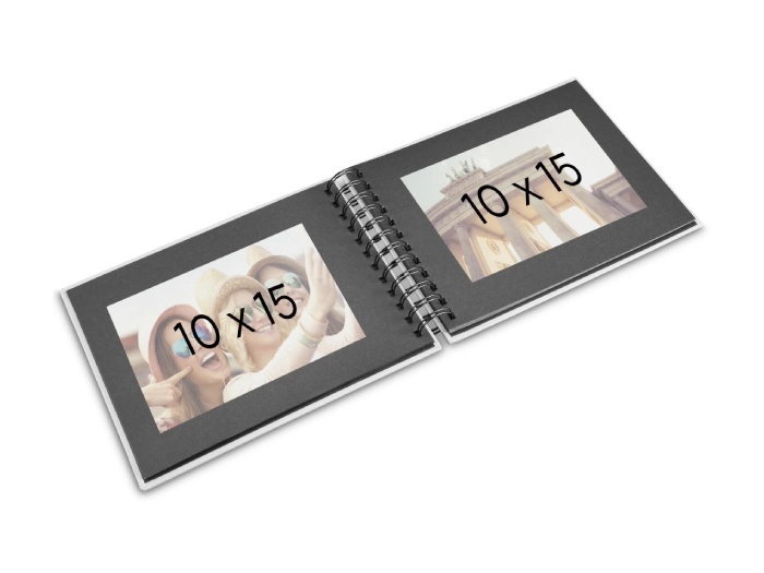 Fotoalbum Hama FINE ART, 50/24x17 -  kroužková vazba, mousse