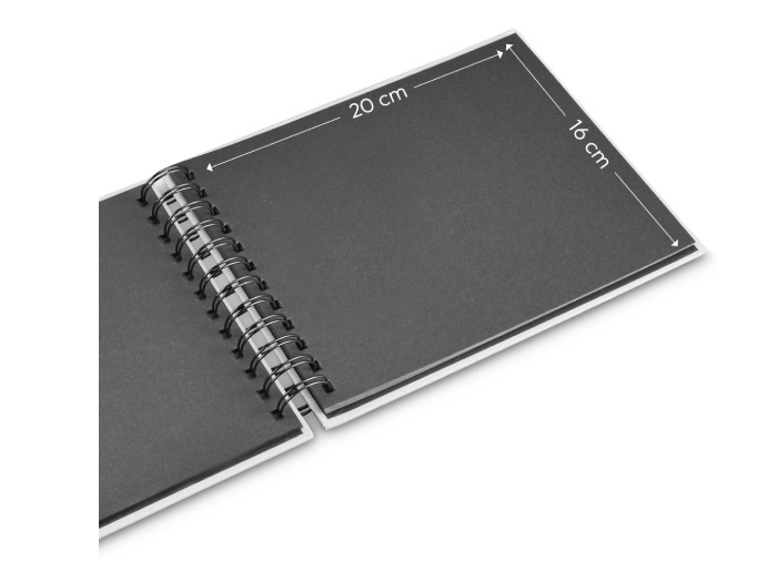 Fotoalbum Hama FINE ART, 50/24x17 -  kroužková vazba, mousse