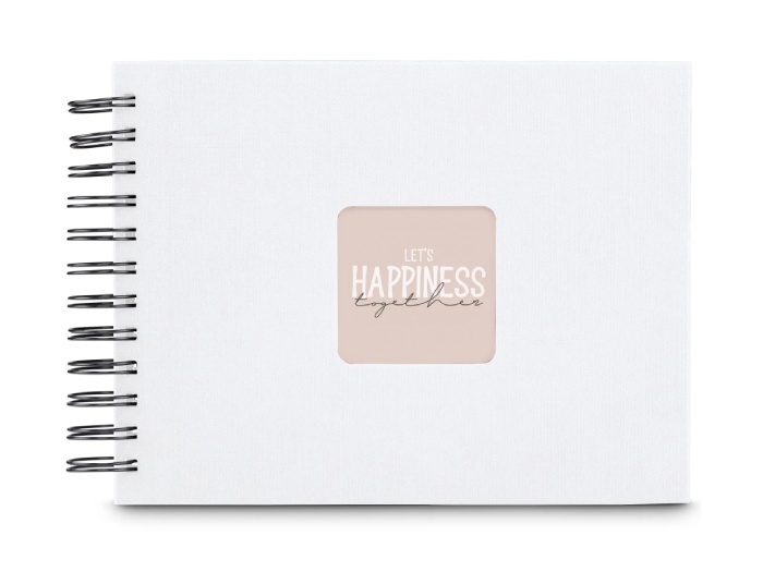 Fotoalbum Hama FINE ART, 50/24x17 -  kroužková vazba, bílá