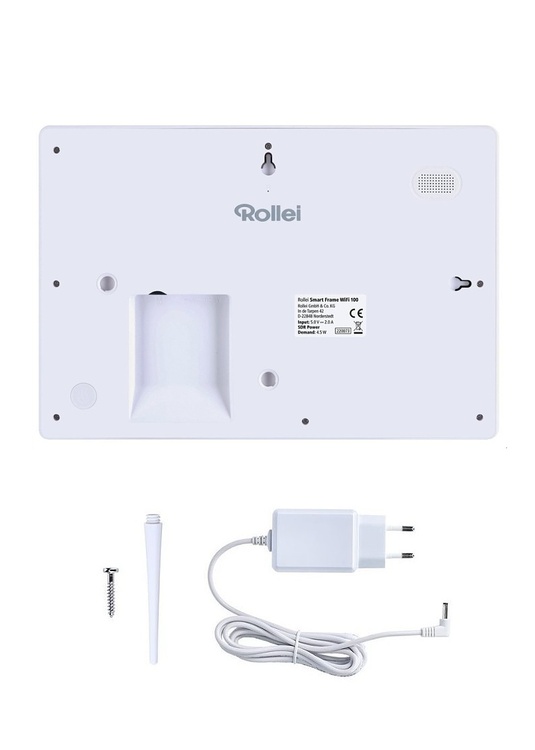 Rollei Smart Frame Wi-Fi 100 - digitální fotorámeček - Bílá, 21,7 x 13,5