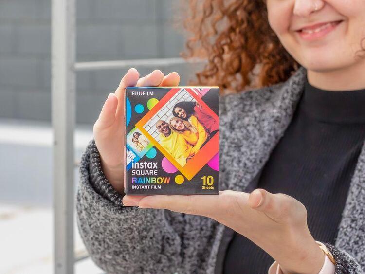 Fujifilm instax™ SQUARE film RAINBOW (10ks)