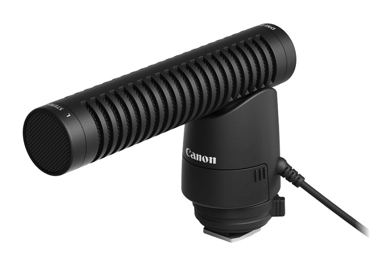 Canon DM-E1, směrový mikrofon (samostatně neprodejné)