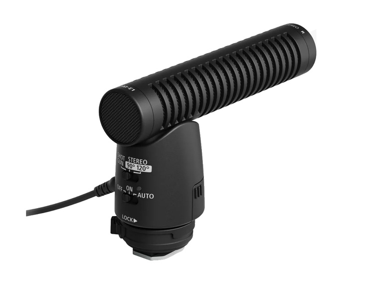 Canon DM-E1, směrový mikrofon (samostatně neprodejné)
