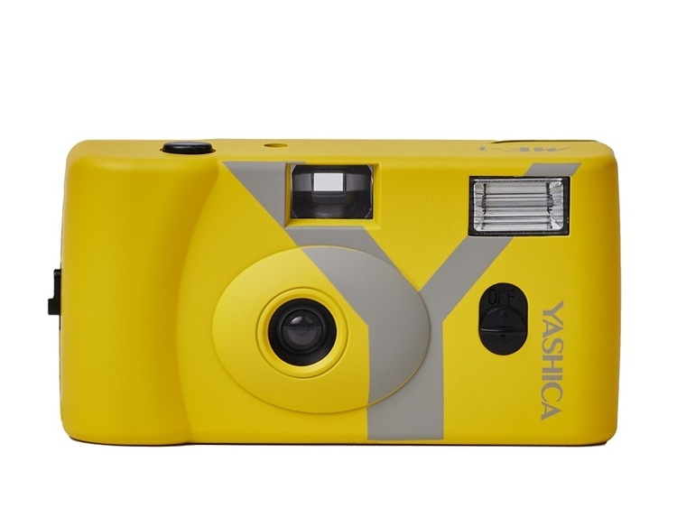 Yashica MF-1 Snapshot Art Camera / Y-series (Yellow) + film