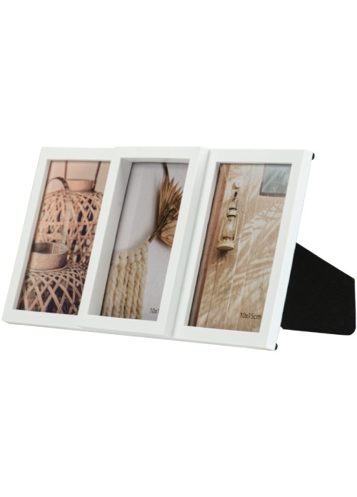 Falc MULTIRÁM - pro 3 fotografie - Bílá, 10x15 x3