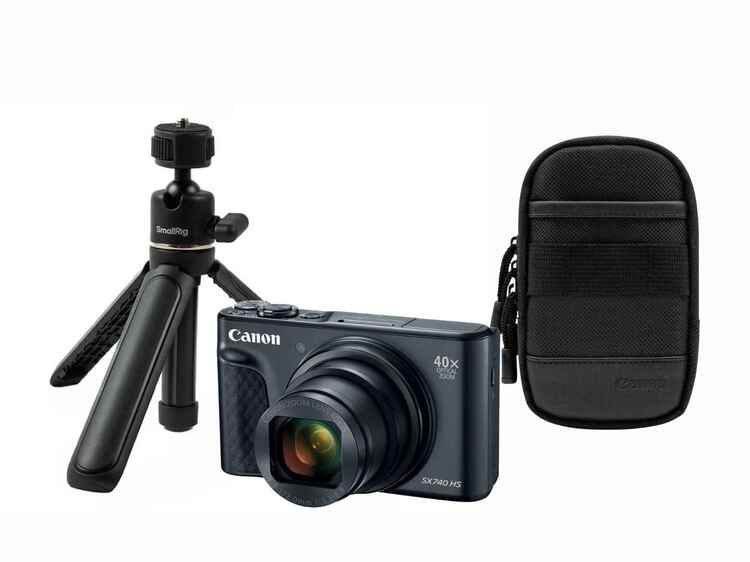 Canon PowerShot SX740 HS Lite, TRAVEL KIT (SR) - černý