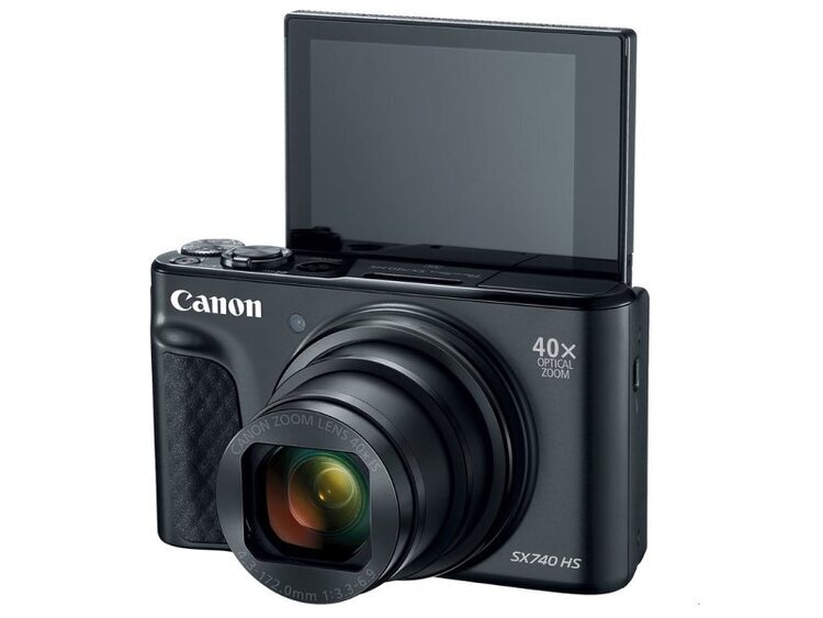 Canon PowerShot SX740 HS Lite, TRAVEL KIT (SR) - černý