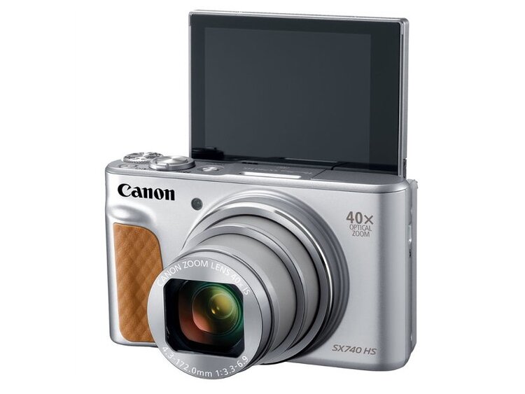 Canon PowerShot SX740 HS Lite, TRAVEL KIT, stříbrný