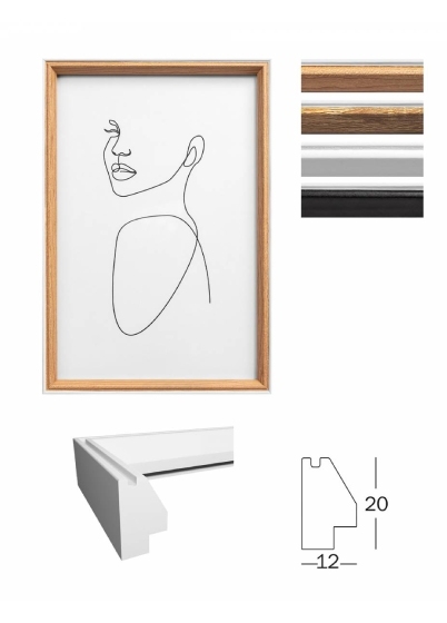 Walther SILHOUETTE - fotorámeček - Buk, 15x20, 15x20