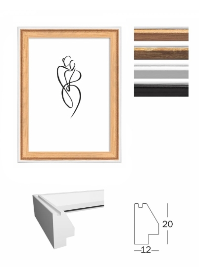 Walther SILHOUETTE - fotorámeček - Buk, 10x15, 10x15