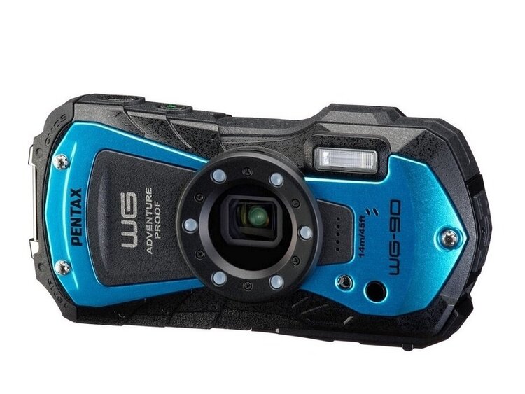 Pentax WG-90, modrý